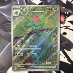 Ivysaur Holo Illustration Rare Card 167/165 SV Scarlet & Violet 151 - Image 1