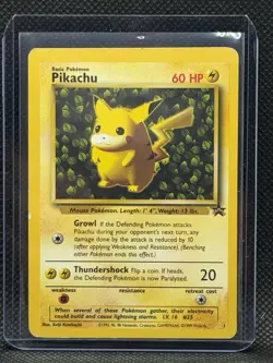 1999 Wizards of the Coast Pikachu Promo 60 HP Wotc Promo Card 01/53 - Image 1