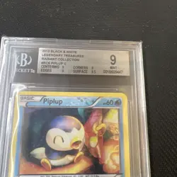 BGS 9 Piplup Legendary Treasures RC6/RC25 Reverse Holo Pokemon Card Pop 4 - Image 2