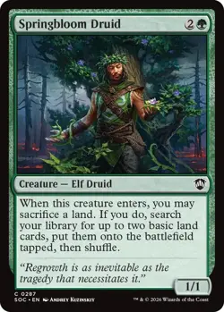 Springbloom Druid C Commander: Secrets of Strixhaven 287 NM - Image 1