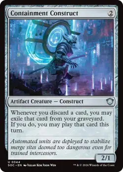 Containment Construct U Commander: Secrets of Strixhaven 344 NM - Image 1