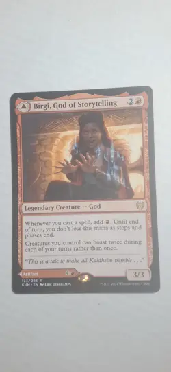 Birgi, God of Storytelling Kaldheim Regular - Image 1