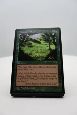1x Summer Bloom LP Visions (VIS) MTG Magic the Gathering - Image 1