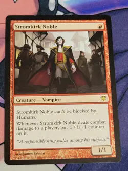 C4034 MAGIC MTG INNISTRAD STORMKIRK NOBLE #164 LP RARE - Image 1