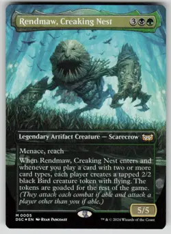 Rendmaw, Creaking Nest (Borderless) Foil M Duskmourn: House of Horror 5 NM - Image 1