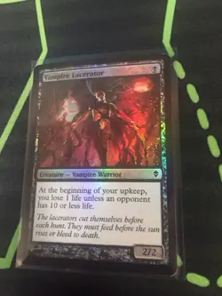 MTG Magic The Gathering Vampire Lacerator Foil Black Vampire Commander - Image 2