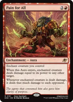 Foil - Pain for All - 151 / NM / English MTG - Image 1