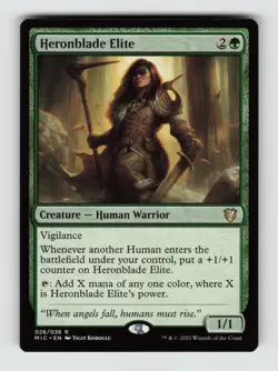 Heronblade Elite*Non-Foil* Commander: Innistrad: Midnight Hunt 26 NM - Image 1