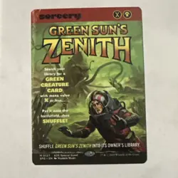 Green Sun's Zenith (Showcase) Special Guests Regular - Image 1