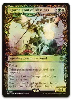 Sigarda, Font of Blessings (Showcase) #97 (Foil) NM March of the Machine - Image 1