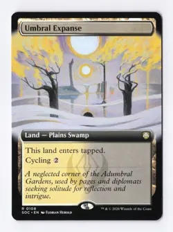 Umbral Expanse (Extended Art) 108 (R) MTG Commander: Secrets of Strixhaven (SOC) - Image 1