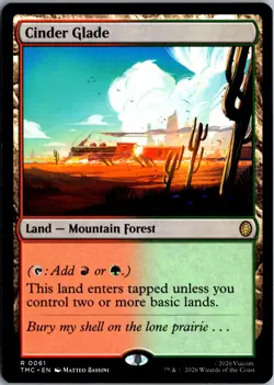 Cinder Glade R Commander: Teenage Mutant Ninja Turtles 61 NM Magic - Image 1