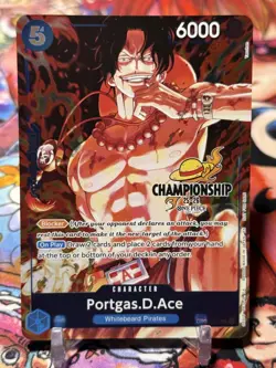 PORTGAS D ACE - One Piece OP07-053 - PROMO - Championship Series Celebration - Image 1