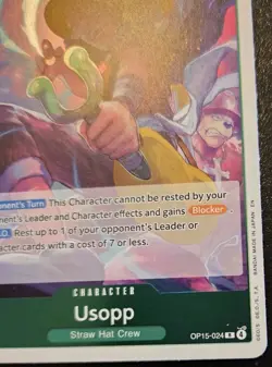 Usopp OP15-024 Foil Rare Adventure On Kami's Island One Piece Card Game - Image 5