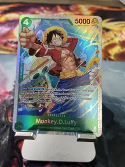 Monkey D Luffy PRB02-005 One Piece CCG SR Foil NM English - Image 1