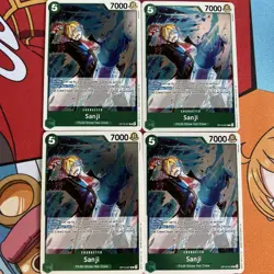 Sanji Playset - OP13-027 x4 - Carrying On His Will - One Piece TCG - English - Image 1