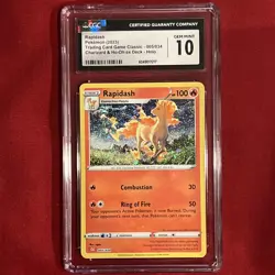 2023 Pokemon Rapidash Trading Card Game Classic Charizard & Ho-Oh ex Holo CGC 10 - Image 3