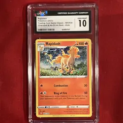 2023 Pokemon Rapidash Trading Card Game Classic Charizard & Ho-Oh ex Holo CGC 10 - Image 5