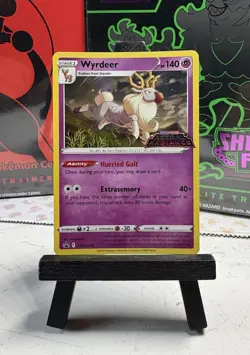 Wyrdeer SWSH206 Prerelease Astral Radiance Stamped Promo Pokemon Card NM/LP - Image 1