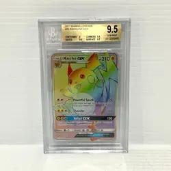 Raichu GX 75/73 - Shining Legends - Graded Pokemon Card - BGS 9.5 (PSA 10) - Image 1