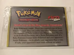 Marill Promo Wizards Black Star #29 Vintage Pokemon Card Sealed - Image 2