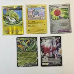 Pokemon Card Lot (5 Cards) - Vintage Modern Hyper Ultra IR SIR Reverse Holo Rare - Image 1