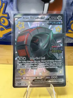 Pokemon | Iron Treads ex | #073 Black Star Promo Paldean Fates Stamped Card - Image 1