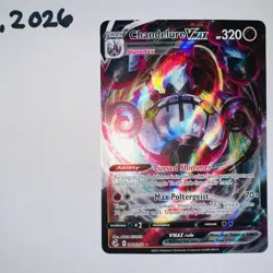Pokemon Chandelure VMAX 040/264 Fusion Strike Ultra Rare Holo Card - Image 2