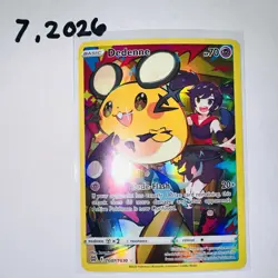 Pokemon TCG Dedenne TG07/TG30 Holo Basic Card 2022 English Standard Card Stock - Image 2