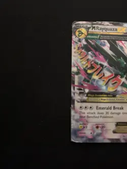 Pokemon M Rayquaza EX 76/108 Roaring Skies Ultra Rare Holo 220 HP Card - Image 3