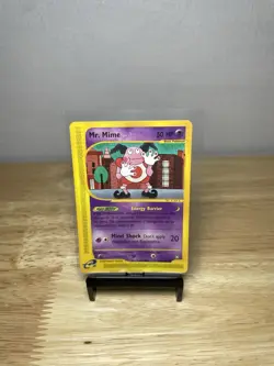 Pokemon Aquapolis Mr. Mime 95b/147 NEAR MINT E Reader Series 2002 Pokemon Card - Image 1