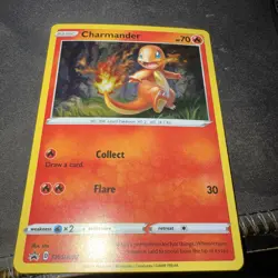 CHARMANDER SWSH092 Pokemon Black Star Promo Holo Rare LP Card - Image 2