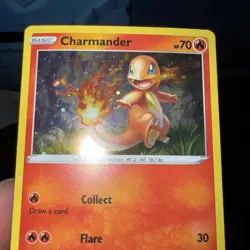 CHARMANDER SWSH092 Pokemon Black Star Promo Holo Rare LP Card - Image 4