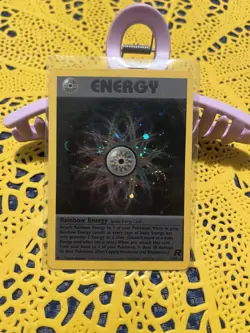 Pokemon Team Rocket Trainer The Rocket's Trap, Rainbow Energy Card Lot - Image 3