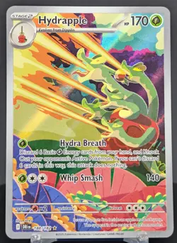 Pokemon Hydrapple #188/182 English Destined Rivals Illustration Rare Full Art - Image 1