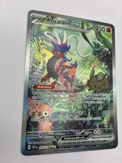 2023 Pokemon Scarlet and Violet Koraidon ex 247/198 Special Illustration Rare - Image 4