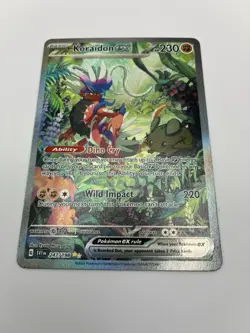 2023 Pokemon Scarlet and Violet Koraidon ex 247/198 Special Illustration Rare - Image 5