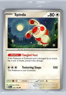 Pokemon - Spinda - 151/182 - Paradox Rift - NM/M - Image 1