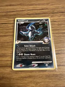 2009 Pokemon Supreme Victors Absol G 1/147 Holo Rare SWIRL Team Galactic NM/Mint - Image 1