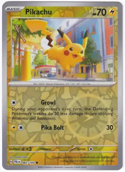 Pikachu 062/193 - Paldea Evolved - NM Reverse Holo - Pokemon TCG - Image 1