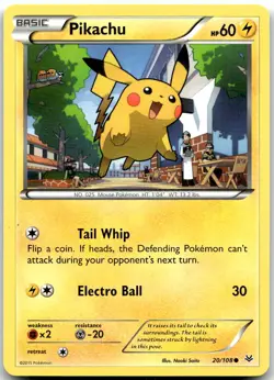 Pokemon Pikachu - Roaring Skies ROS #20/108 Common LP SET FILLER!! - Image 1