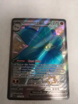 Holo Glimmora ex 218/091 Shiny Ultra Rare Paldean Fates Pokemon TCG - Image 1