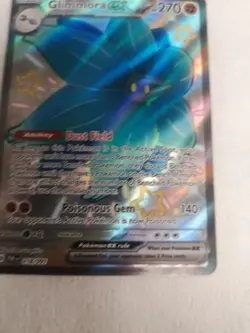 Holo Glimmora ex 218/091 Shiny Ultra Rare Paldean Fates Pokemon TCG - Image 3