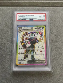 Umbreon EX # 176 BSP | 2025 Pokemon SVP EN Premium Figure Collection | PSA 10 - Image 3