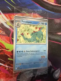 2024 Pokemon Feraligatr illustration Contest sealed - Image 1
