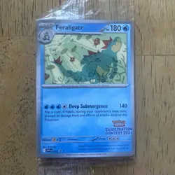 Pokemon Illustration Contest Promos Sealed SVP213, SVP214, SVP215 TCG Feraligatr - Image 1