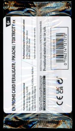Pokemon Illustration Contest 2024 Promo Pack SEALED Feraligatr Pikachu Toxtricit - Image 2