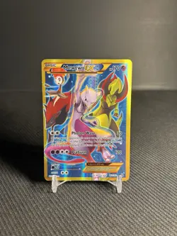 Pokemon TCG Mewtwo EX 163/162 Breakthrough Secret Full Art MP - Image 1