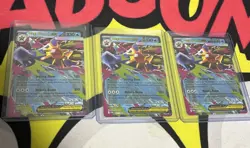 NM Mega Starmie ex 021/088 Perfect Order Pokemon TCG x3 Lot - Image 1