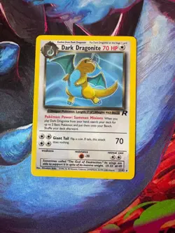 Pokemon Dark Dragonite Team Rocket 22/82 70 Non Holo - Image 1